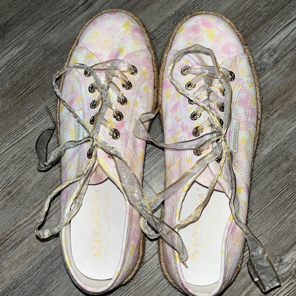Love shack fancy x superga sneakers